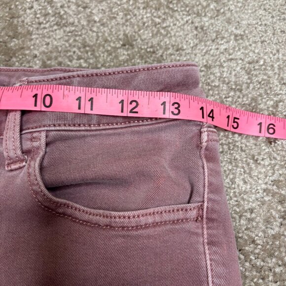Women’s American Eagle Pink Rose Next Level Stretch Jeggings Size 6 #126 - Picture 5 of 9